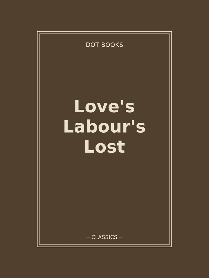 Love's Labour's Lost: story poster
