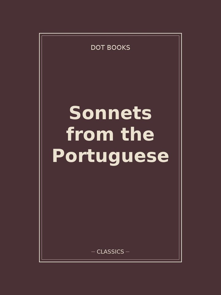 Sonnets from the Portuguese: story poster