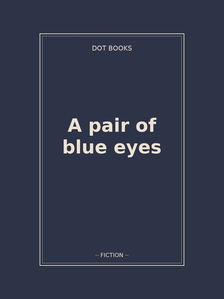 A pair of blue eyes: story poster