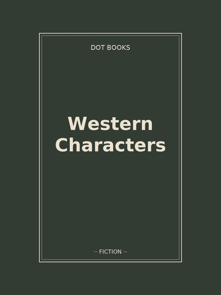 Western Characters: story poster