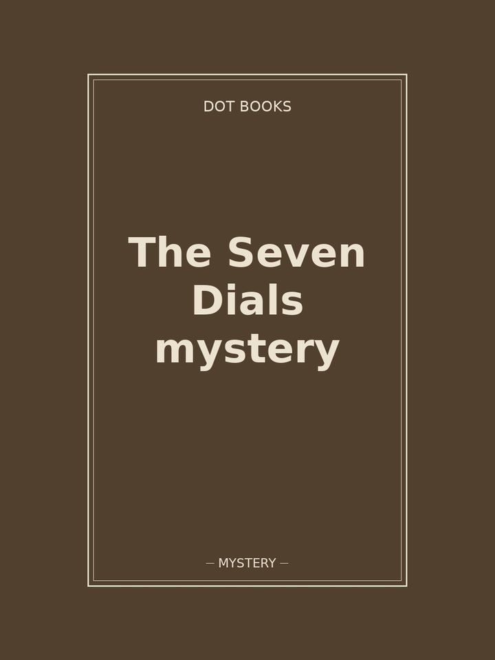 The Seven Dials Mystery: story poster