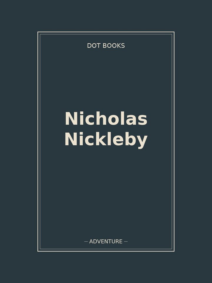 Nicholas Nickleby: story poster