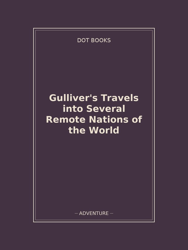 Gulliver's Travels into Several Remote Nations of the World: story poster
