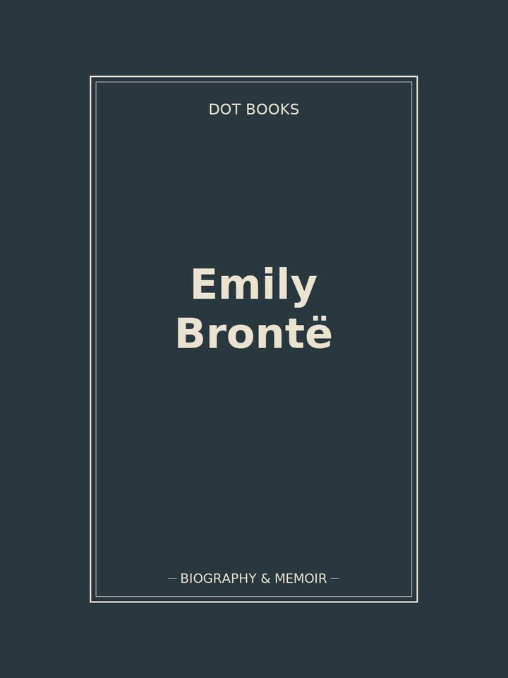 Emily Brontë: story poster
