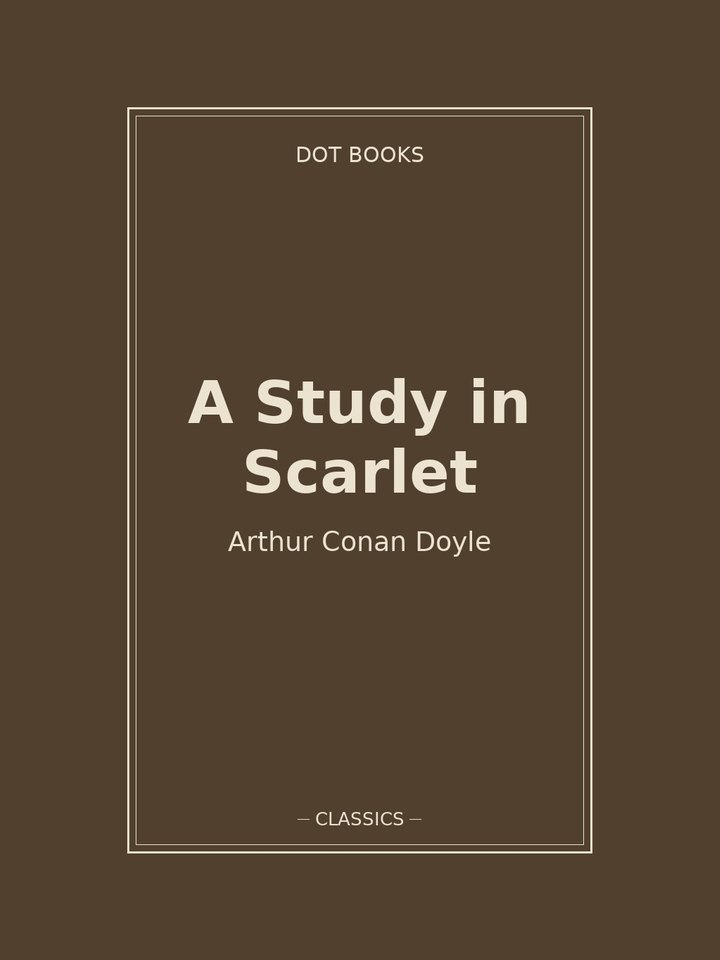 A Study in Scarlet: story poster