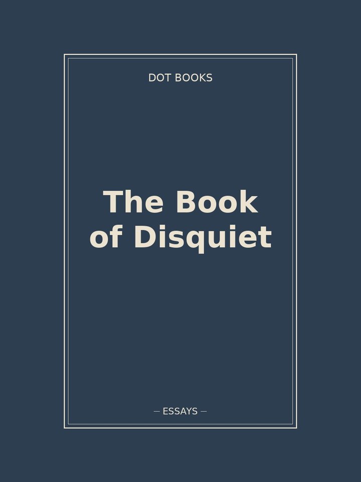 The Book of Disquiet: story poster