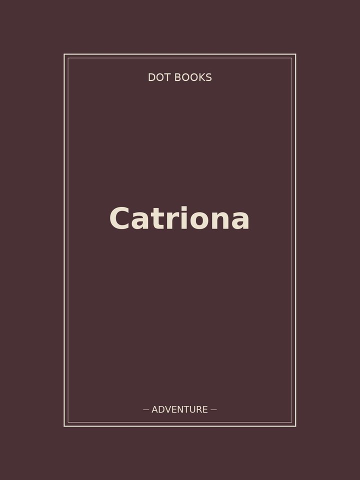 Catriona: story poster