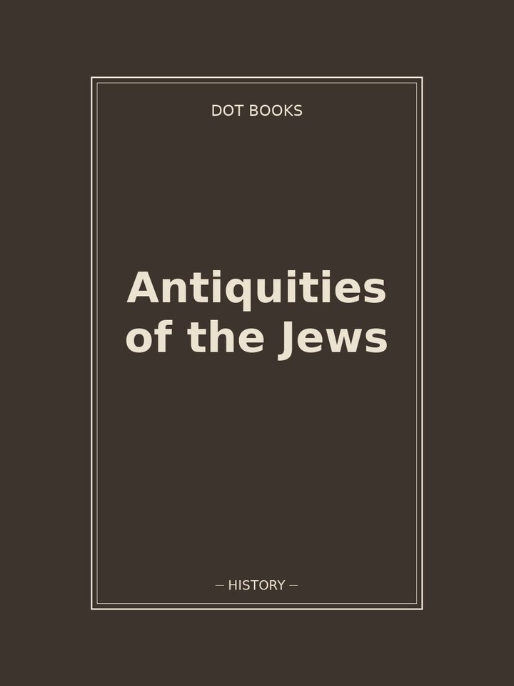 Antiquities of the Jews: story poster