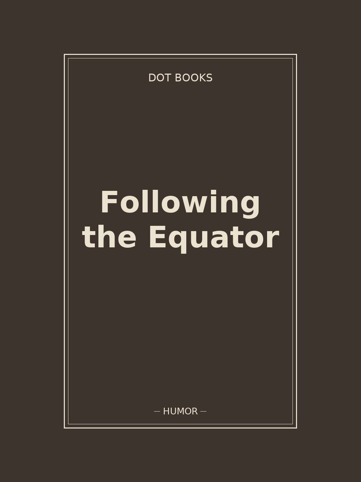 Following the Equator: story poster