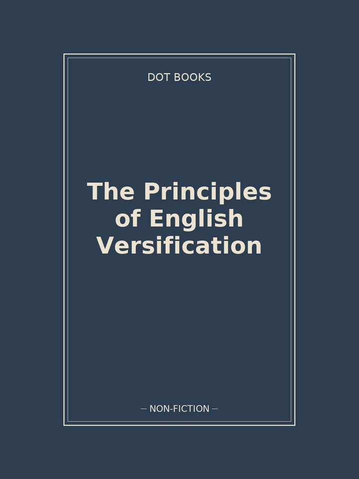 The Principles of English Versification: story poster