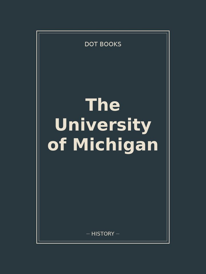 The University of Michigan: story poster