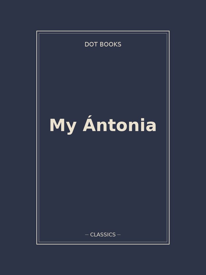 My Ántonia: story poster