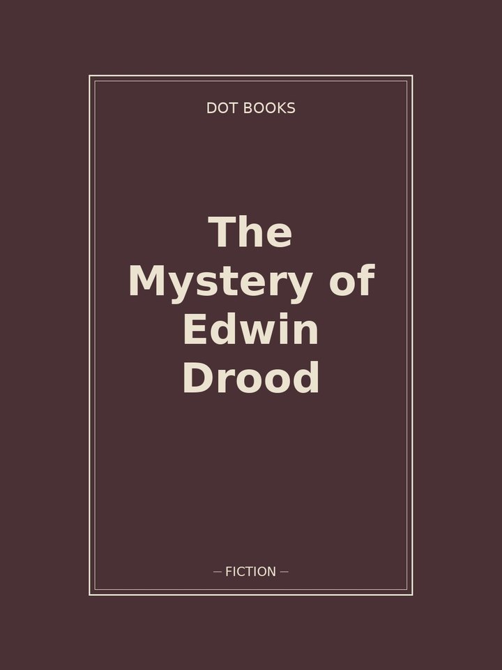 The Mystery of Edwin Drood: story poster