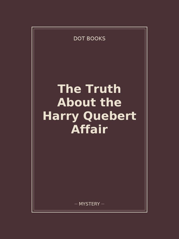 The Truth About the Harry Quebert Affair: story poster