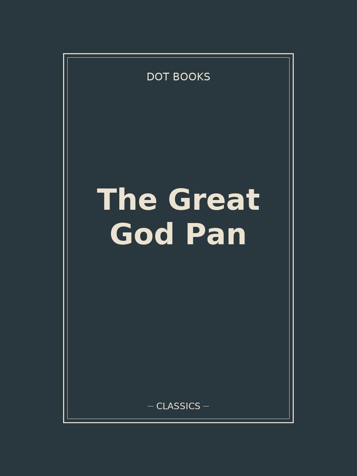 The Great God Pan: story poster