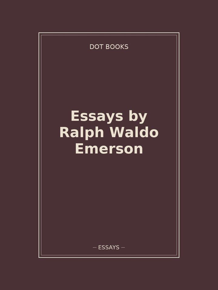 Essays by Ralph Waldo Emerson: story poster