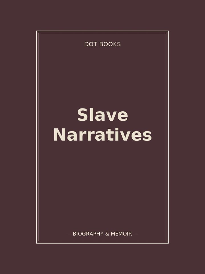 Slave Narratives: story poster